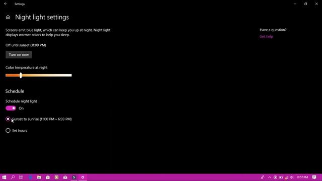 How to enable night light in window 10 to work more easily смотреть онлайн
