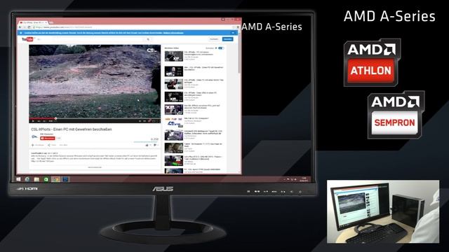 Leistungsdemo AMD Kabini-APUs смотреть онлайн
