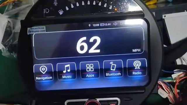 Mini cooper Android head unit radio upgrade mph kph смотреть онлайн