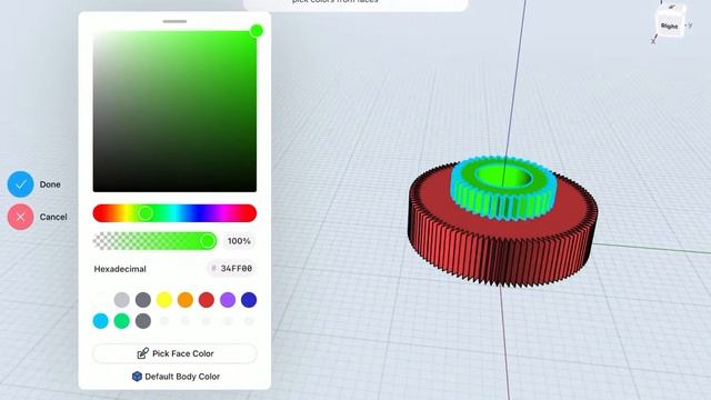 Copy Paste Rotate Colour for 3D Gear I SHAPR 3D смотреть онлайн