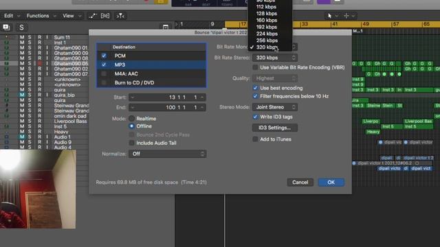Logic Pro- Tips/How to export tracks in logic Pro X/ wav & mp3/By Victor Logi смотреть онлайн