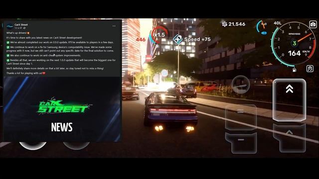 CarX Street อัพเดทใหม่! Ver.0.9.0 ภาพสวยและลื่นขึ้น! #ข่าวเกมมือถือ смотреть онлайн