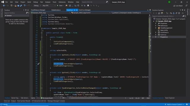 CRUD Operations in Windows From C# | CREATE | READ | UPDATE | DELETE смотреть онлайн