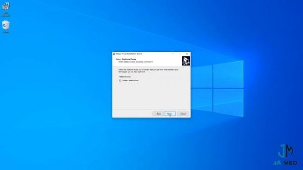 Instalação do software ECG Workstation - ECG8000G Contec