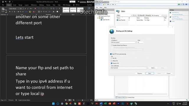 How To setup ftp Server In windows 11 | FTP Server setup | windows 11 | StechAnfo смотреть онлайн