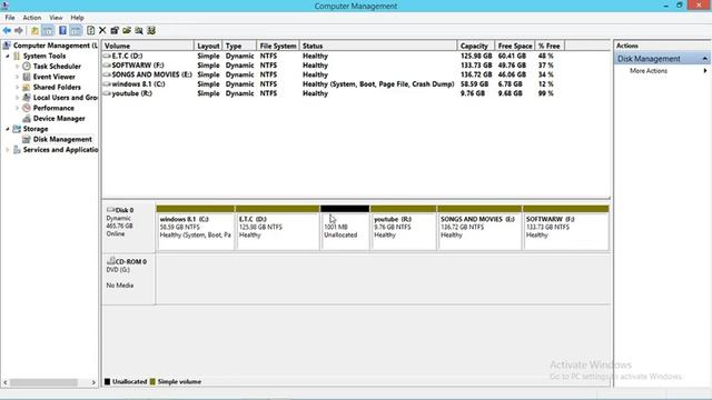 How to Delete a Partition on Windows 8.1 смотреть онлайн