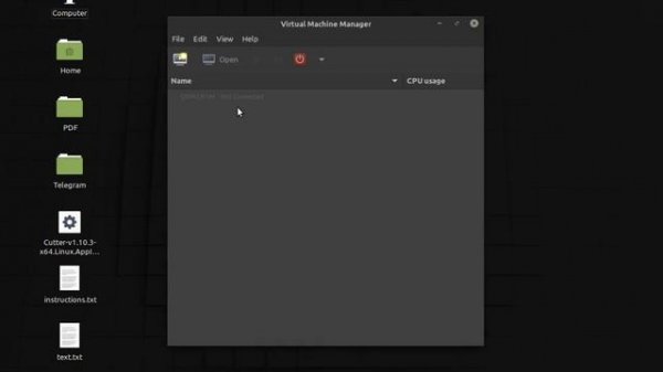 Installing QEMU/KVM -Virtual Machine Manager (virt-manager), Step by Step.