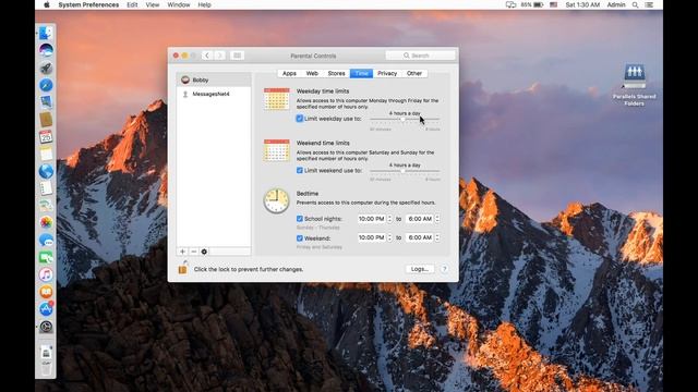How to setup parental controls macOS Sierra смотреть онлайн