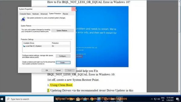 Fix IRQL_NOT_LESS_OR_EQUAL Error in Windows 10/8/7