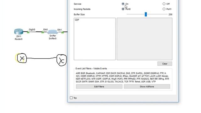 Sniffer Tool In Cisco Packet Tracer -  CCNA 101
