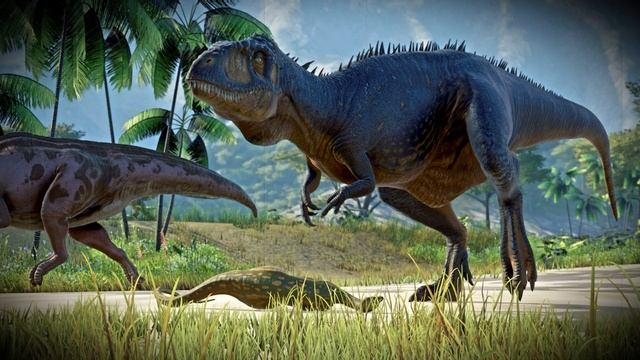 Динозавры. Кархародонтозавр. Carcharodontosaurus