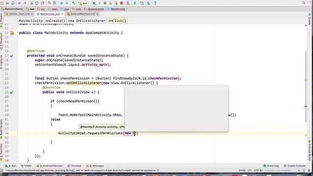 How to check Runtime Permission in Android смотреть онлайн