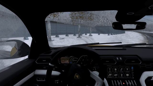 Lamborghini Urus 2020 POV Review Black Interior Exhaust Sound Test Drive at Snow Night Drift + Drag смотреть онлайн