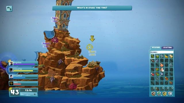 [19] CARPET BOMB CHAOS! (Worms WMD Multiplayer) смотреть онлайн