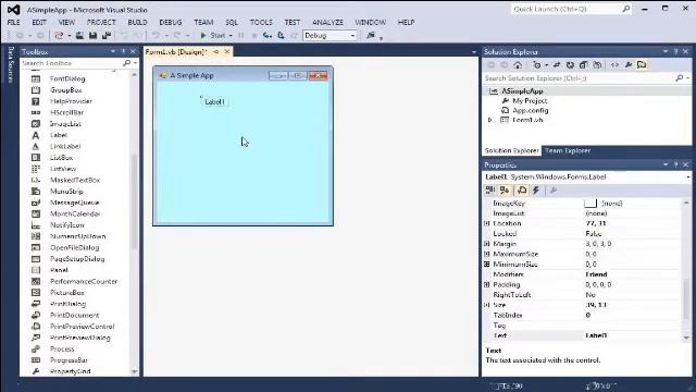 Visual Basic .NET - How To Video Tutorials: Your First Form смотреть онлайн