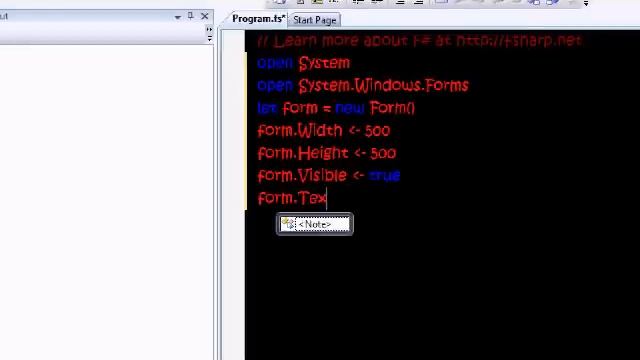 Visual F# Tutorial ~ How To Draw A Simple Form смотреть онлайн