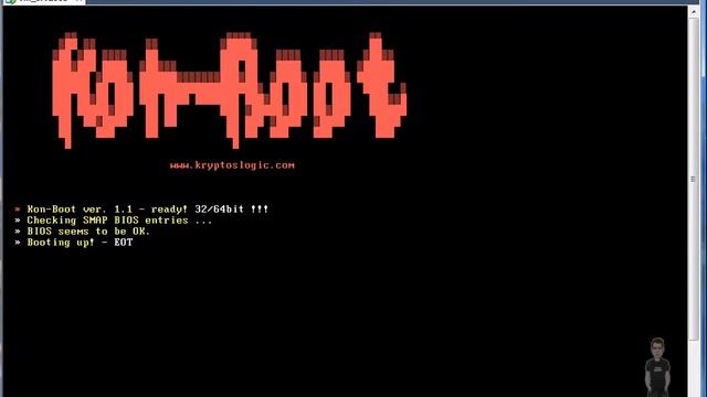 Recuperar password de acceso a Windows Server con "Kon-Boot". смотреть онлайн