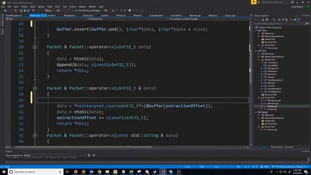 C++ Blocking Sockets Networking [Winsock] Tutorial 15: Packet Exceptions смотреть онлайн