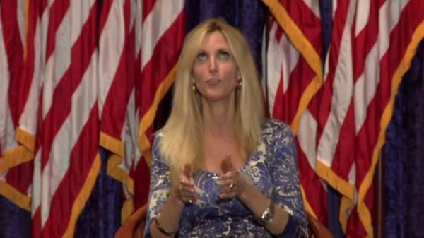 Ann Coulter at the Nixon Library