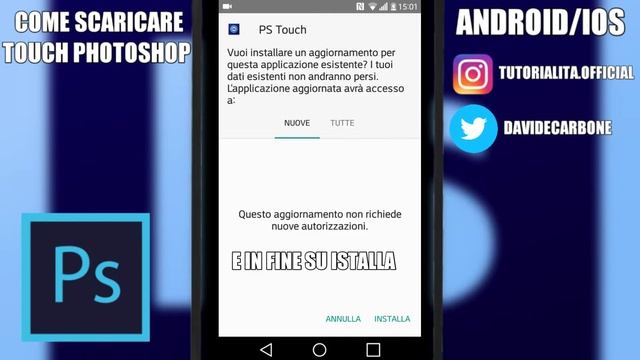 TUTORIAL:come scaricare abobe photoshop per ANDROID/IOS смотреть онлайн