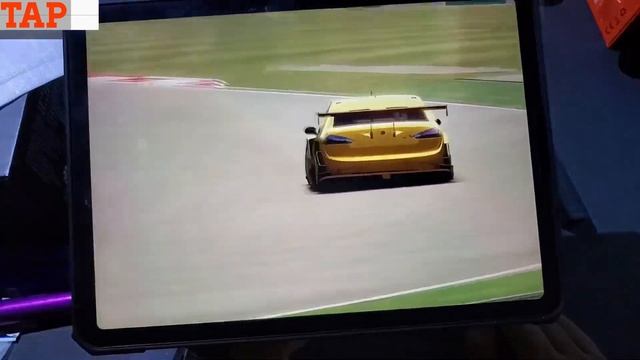iPad Air 5 M1 test high quality racing game Grid Autosport смотреть онлайн