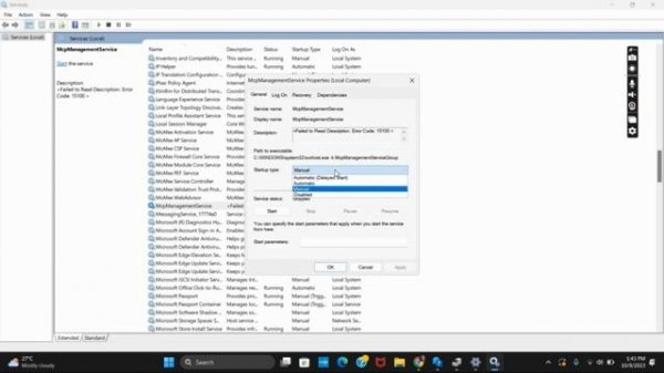 McpManagementService Error Code 15100 on Windows 11 [Solution]