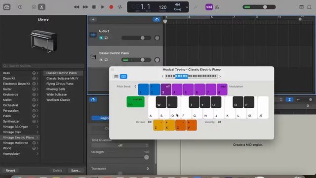 How to use your computer’s keyboard as a piano on Garageband | 2022 смотреть онлайн