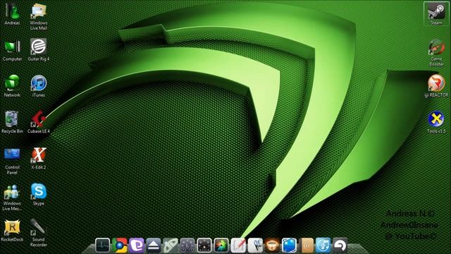 How To Get Cool Windows 7 / 8 Desktop with Animated Wallpaper, Rocketdock and Custom Icons смотреть онлайн