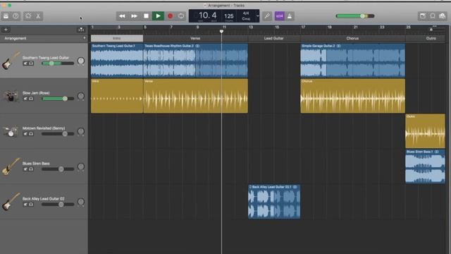 How To Create Garage Band Arrangement Track [ Step by Step in under 5 minutes ] смотреть онлайн