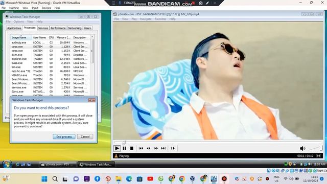 Oppa Gangnam Style has BSOD (Windows Vista VM) смотреть онлайн