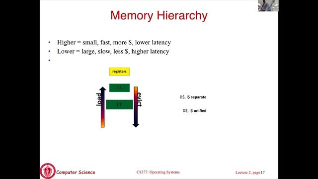 Lec02 Screencast: Architecture Concepts (01/23/20) смотреть онлайн