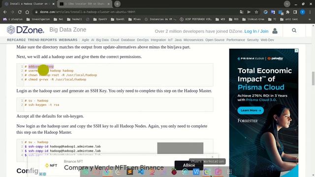Install a Hadoop Cluster on Ubuntu 18.04 смотреть онлайн