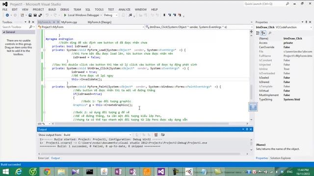 VS C++ Windows Form - GDI+ basic 1 смотреть онлайн