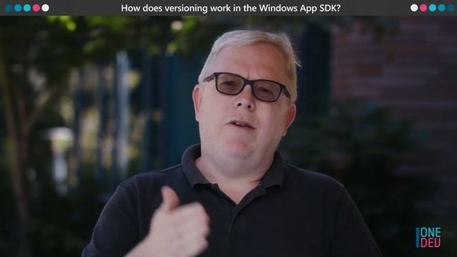 How does versioning work in the Windows App SDK? | One Dev Question смотреть онлайн