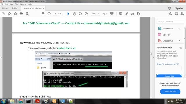 Install SAP Commerce Cloud & Commerce Cloud Training [ Contact Us = ChennaReddyTraining@RRRS.CO.IN смотреть онлайн