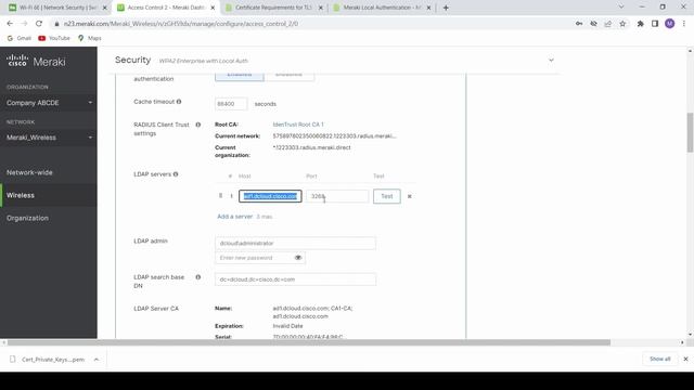 Cisco Meraki Local Auth Wireless solution смотреть онлайн