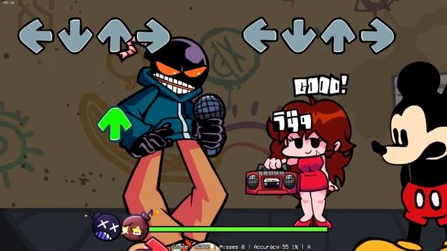 FNF Whitty VS Mickey Recolored Full Week смотреть онлайн