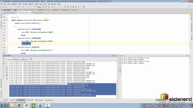 234 Android onTouchEvent Part 4 | смотреть онлайн