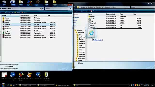 Tutorial + Download - Minecraft Hacked Clients 1.4.6 + 1.4.7 смотреть онлайн