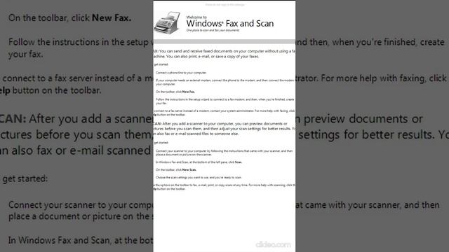 windows fax and scan смотреть онлайн