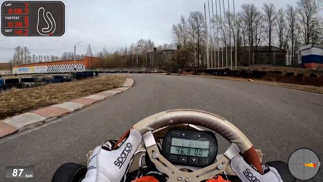 Rotax. The first spring session at the Izhorets karting track. Russia, Saint-Petersburg. Onboard 4k смотреть онлайн