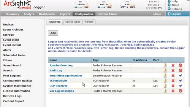 Deploying HP ArcSight Logger on CentOS and configuring to collect logs смотреть онлайн