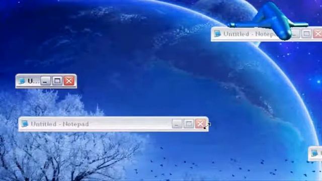 Desktop Newton - Physics Applied to the Windows Themselves! смотреть онлайн