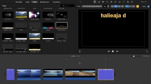 SHS iMovie Tutorial: Titles, Chapters, Captions смотреть онлайн