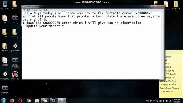 How to fix Fortnite 0xc000007b error fixed 100% Working!!!!! смотреть онлайн