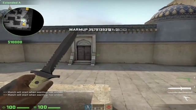 NameTag на default ноже (за CT) моего канала (CS:GO) смотреть онлайн