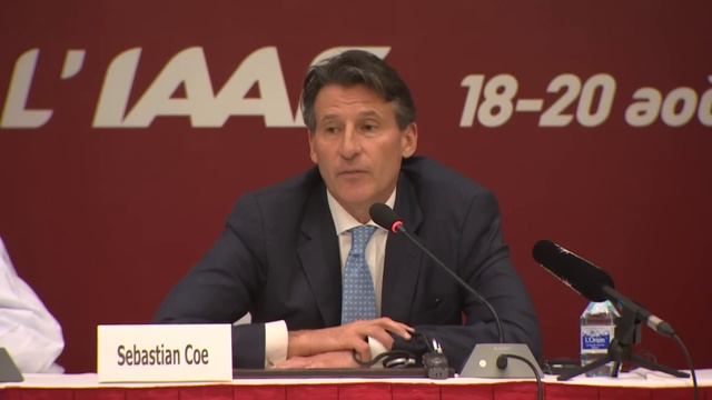 WCH 2015 Beijing - New IAAF President Sebastian Coe - Press Conference смотреть онлайн