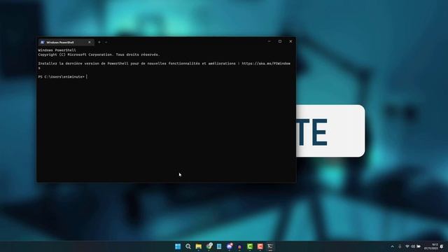 Ouvrir un terminal sur Windows (sans souris !) смотреть онлайн