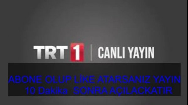 TRT 1 Canlı Yayın İzle