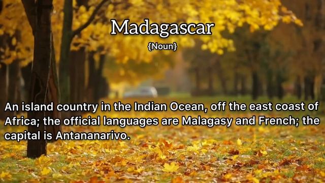Madagascar Meaning : Definition of Madagascar смотреть онлайн